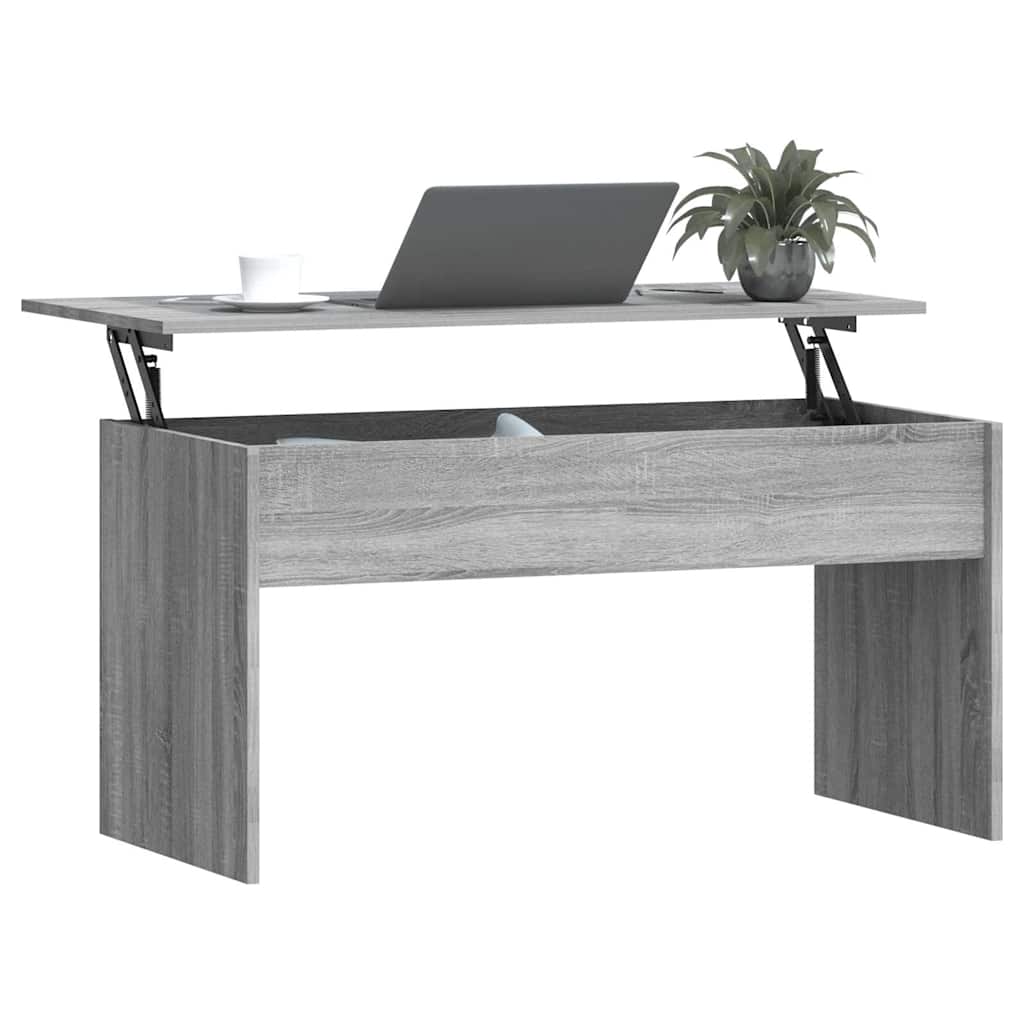 Coffee Table Grey Sonoma 102x50,5x52,5 cm Engineered Wood