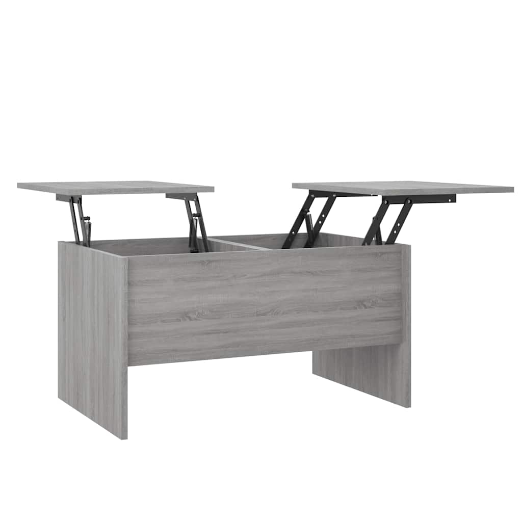 Coffee Table Grey Sonoma 80x50x42,5 cm Engineered Wood