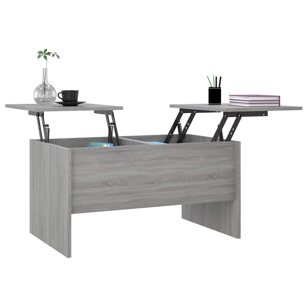 Coffee Table Grey Sonoma 80x50x42,5 cm Engineered Wood