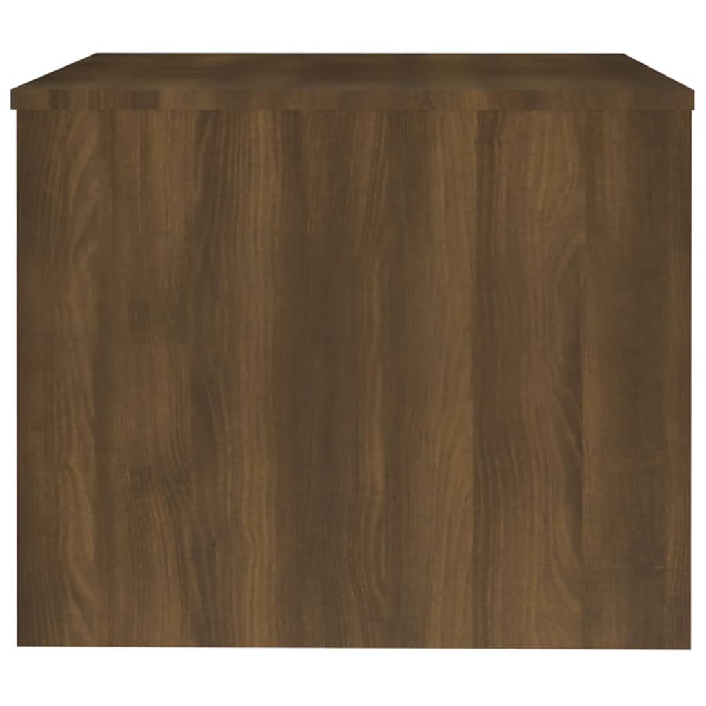 Coffee Table Brown Oak 80x50x40 cm Engineered Wood