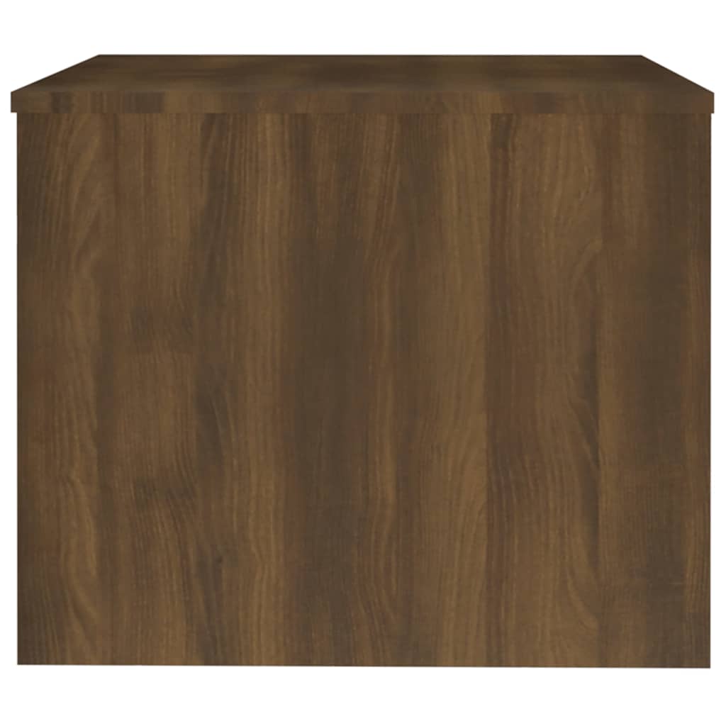 Coffee Table Brown Oak 80x50x40 cm Engineered Wood