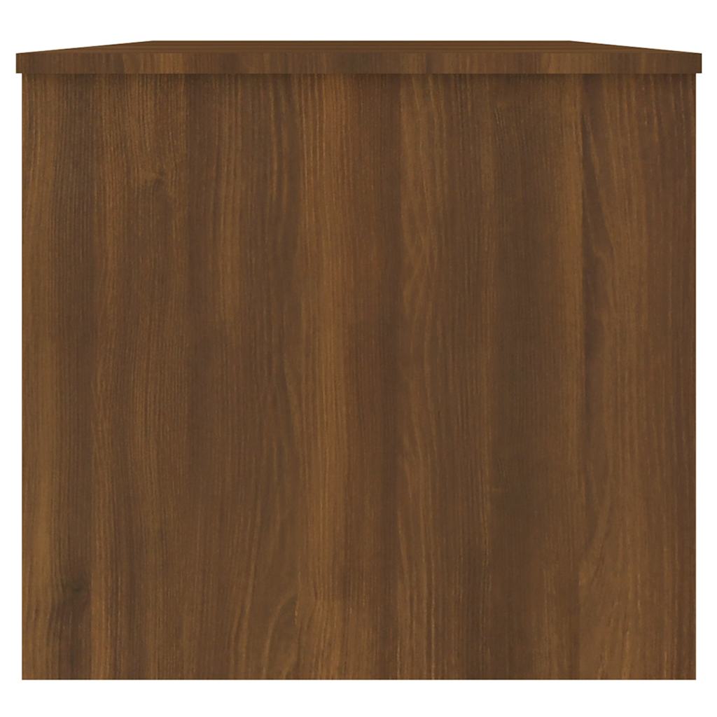 Coffee Table Brown Oak 102x50,5x46,5 cm Engineered Wood