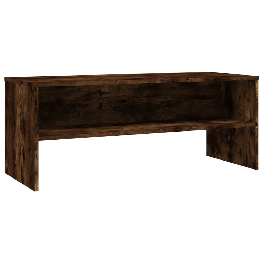 TV Cabinet Smoked Oak 100x40x40 cm Engineered Wood