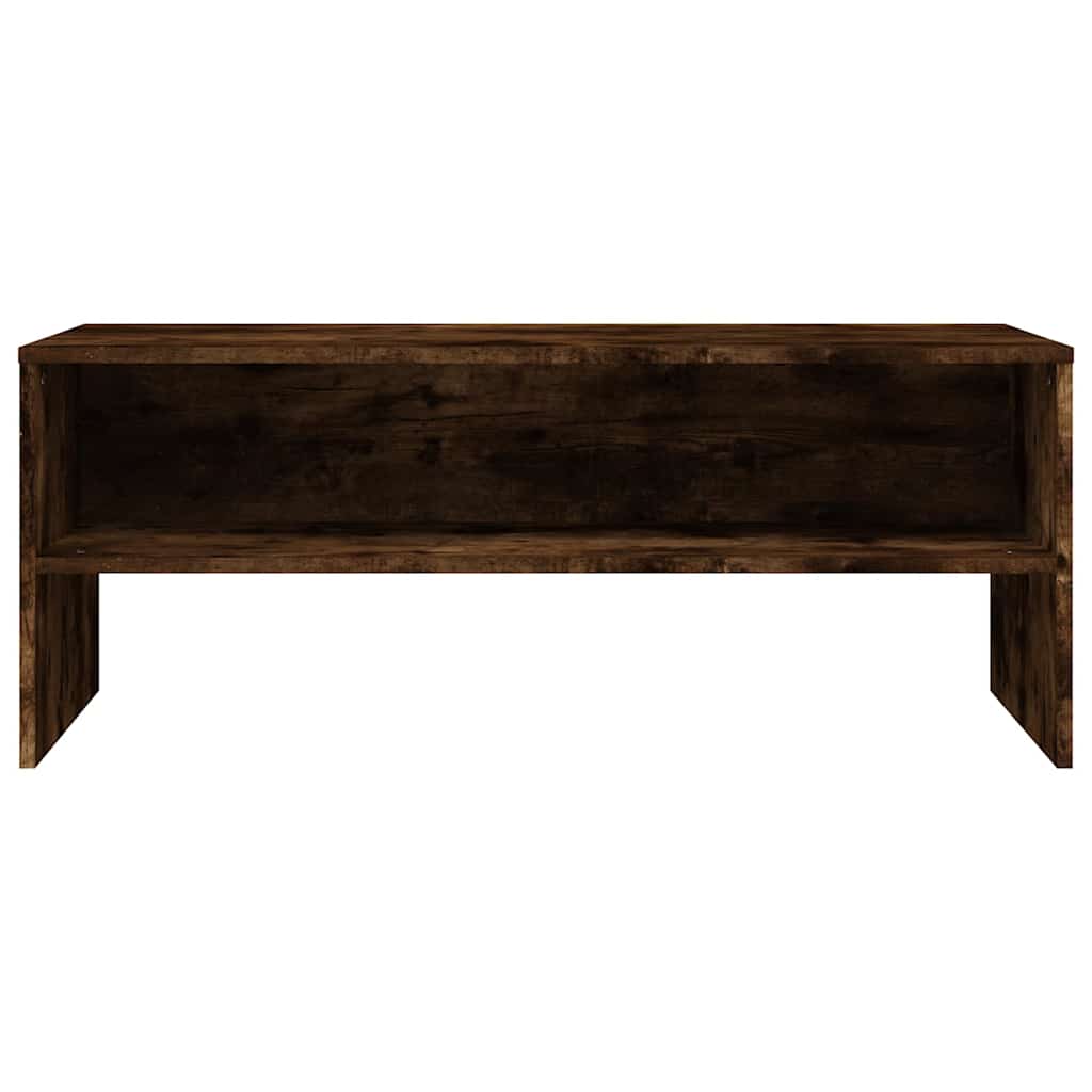 TV Cabinet Smoked Oak 100x40x40 cm Engineered Wood