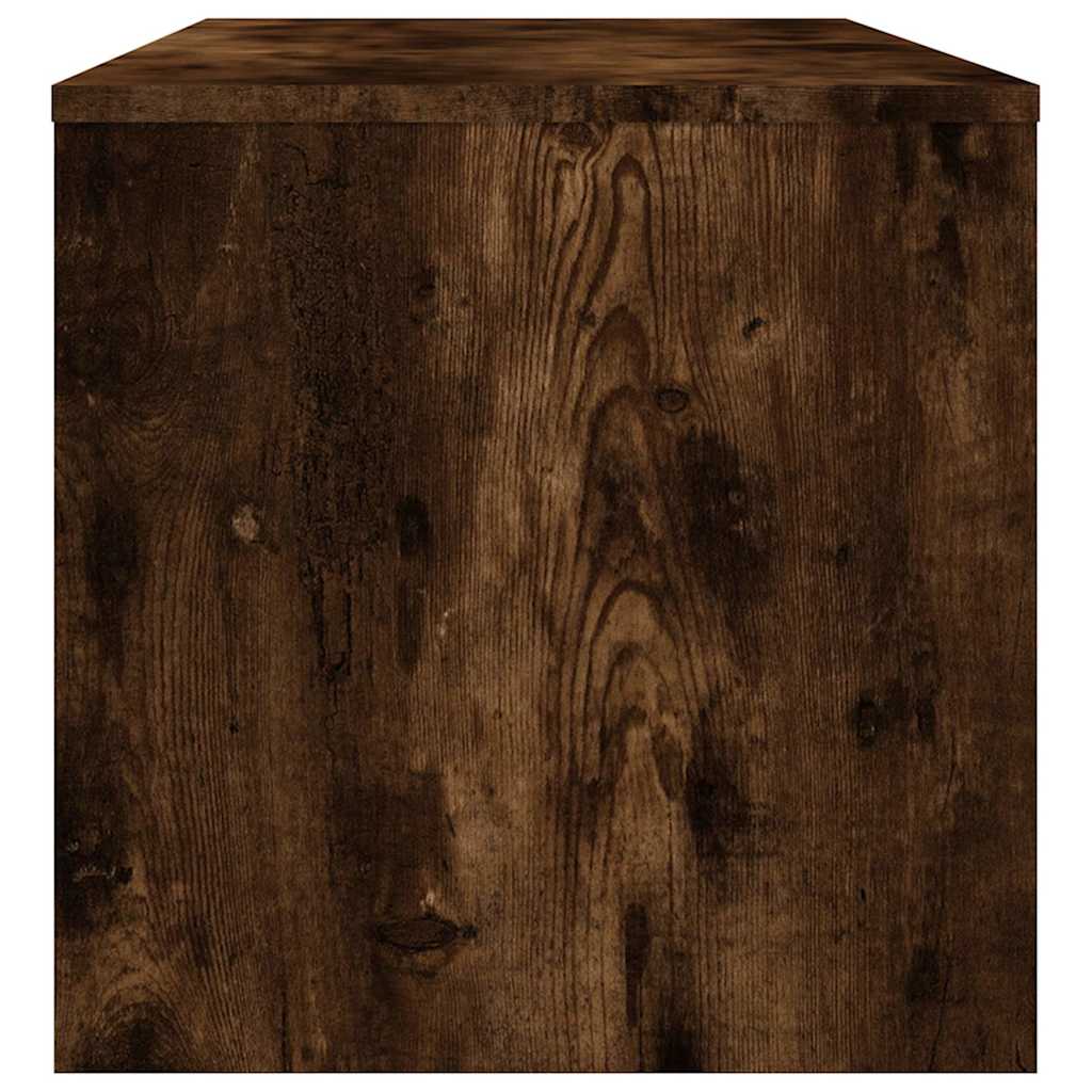 TV Cabinet Smoked Oak 100x40x40 cm Engineered Wood