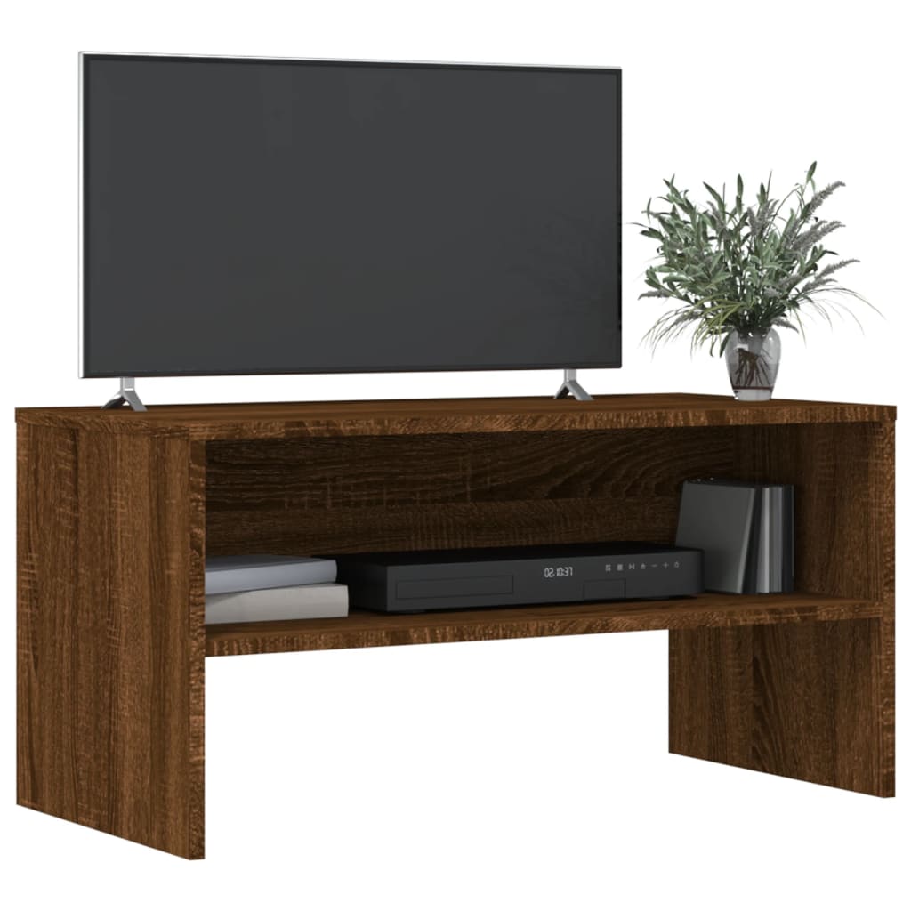 vidaXL TV Cabinet Brown Oak 80x40x40 cm Engineered Wood