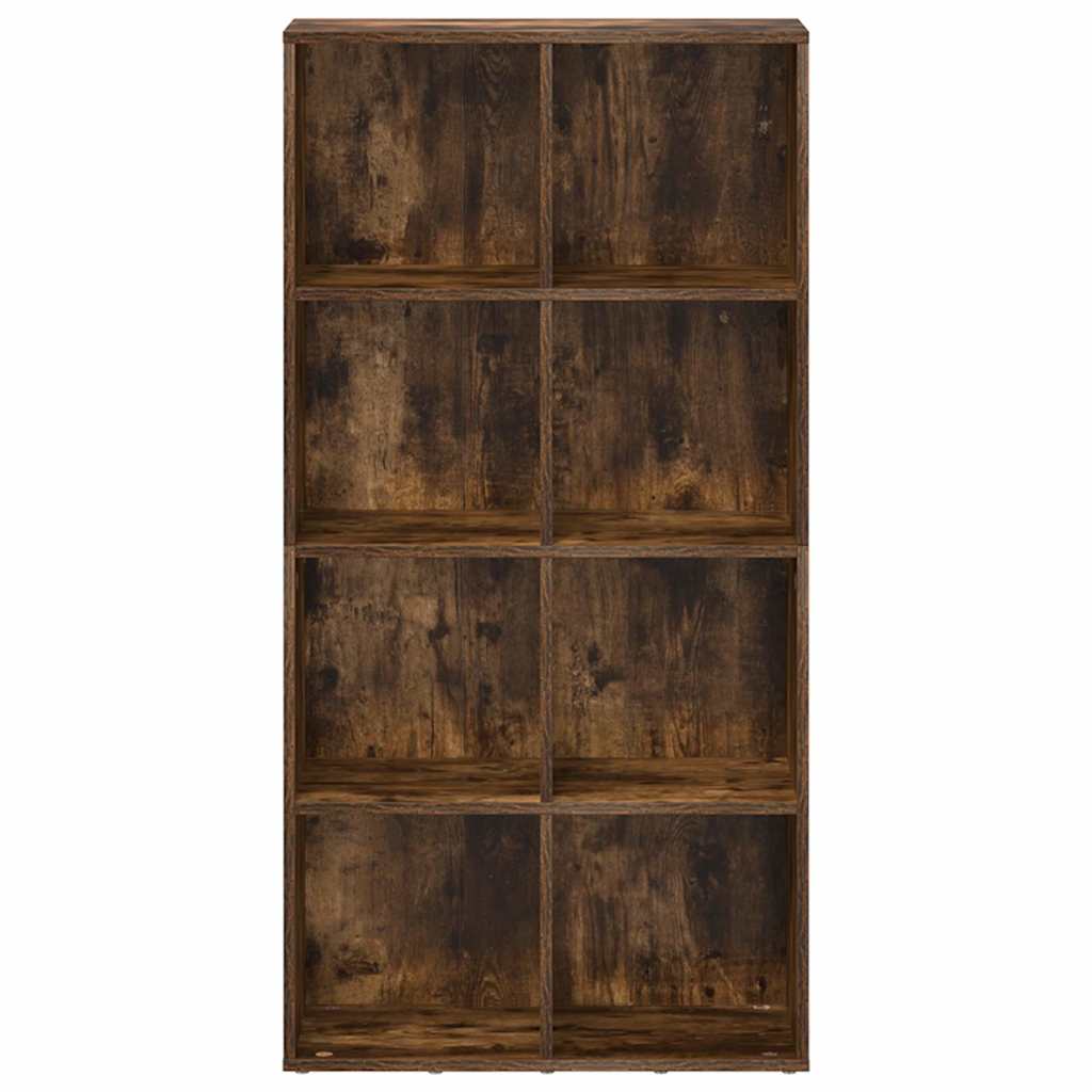 Book Cabinet/Sideboard Smoked Oak 66x30x130 cm Engineered Wood