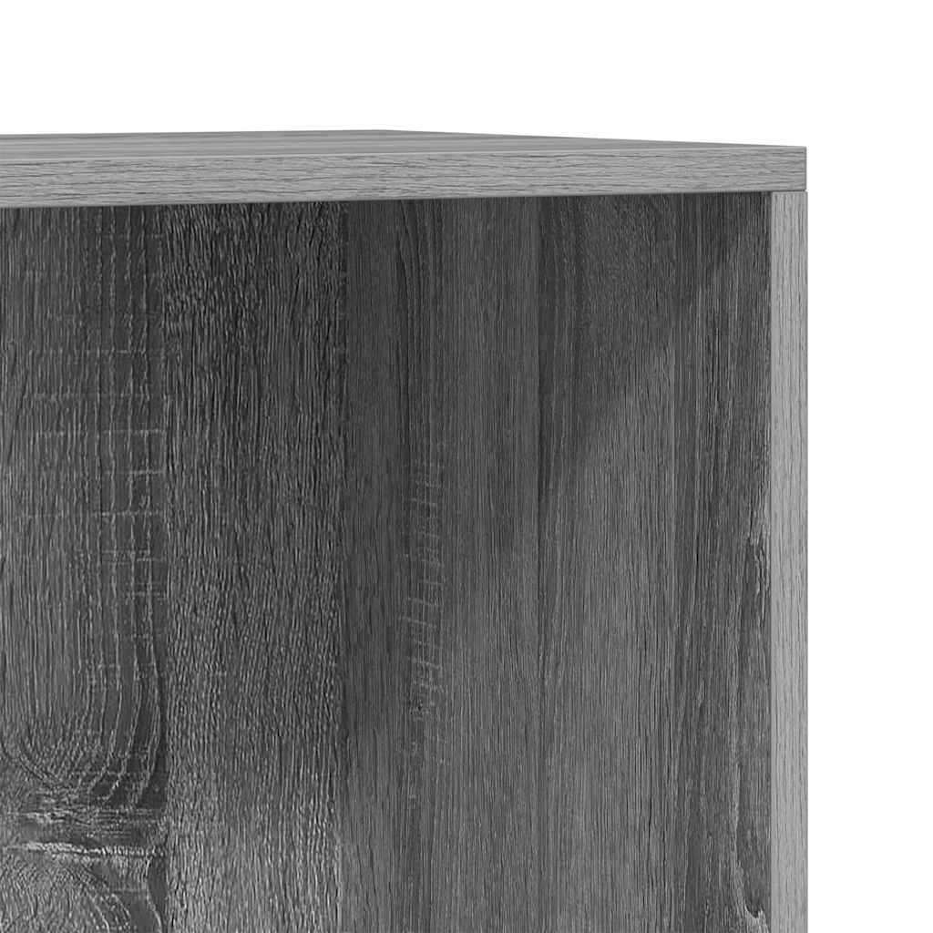 Book Cabinet/Sideboard Grey Sonoma 66x30x130 cm Engineered Wood