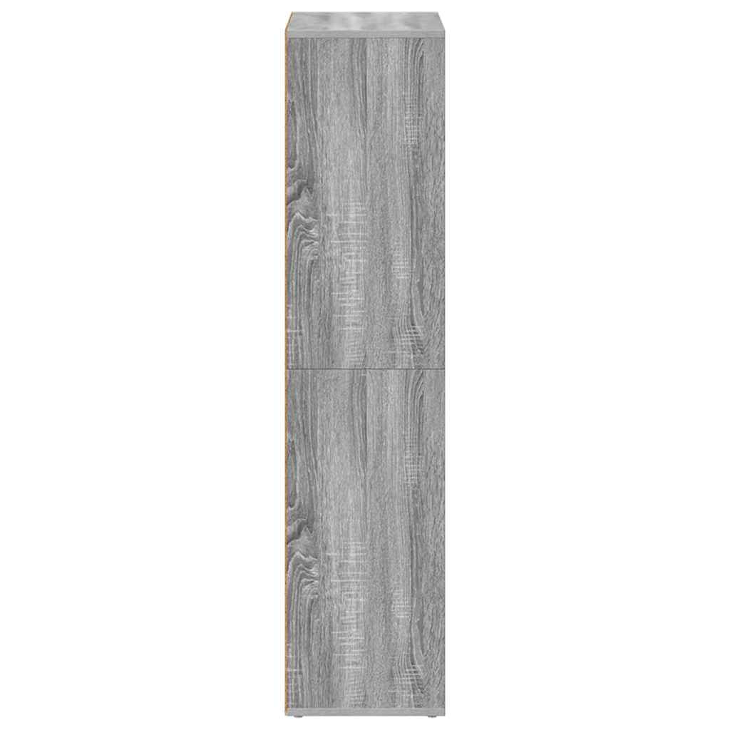 Book Cabinet/Sideboard Grey Sonoma 66x30x130 cm Engineered Wood