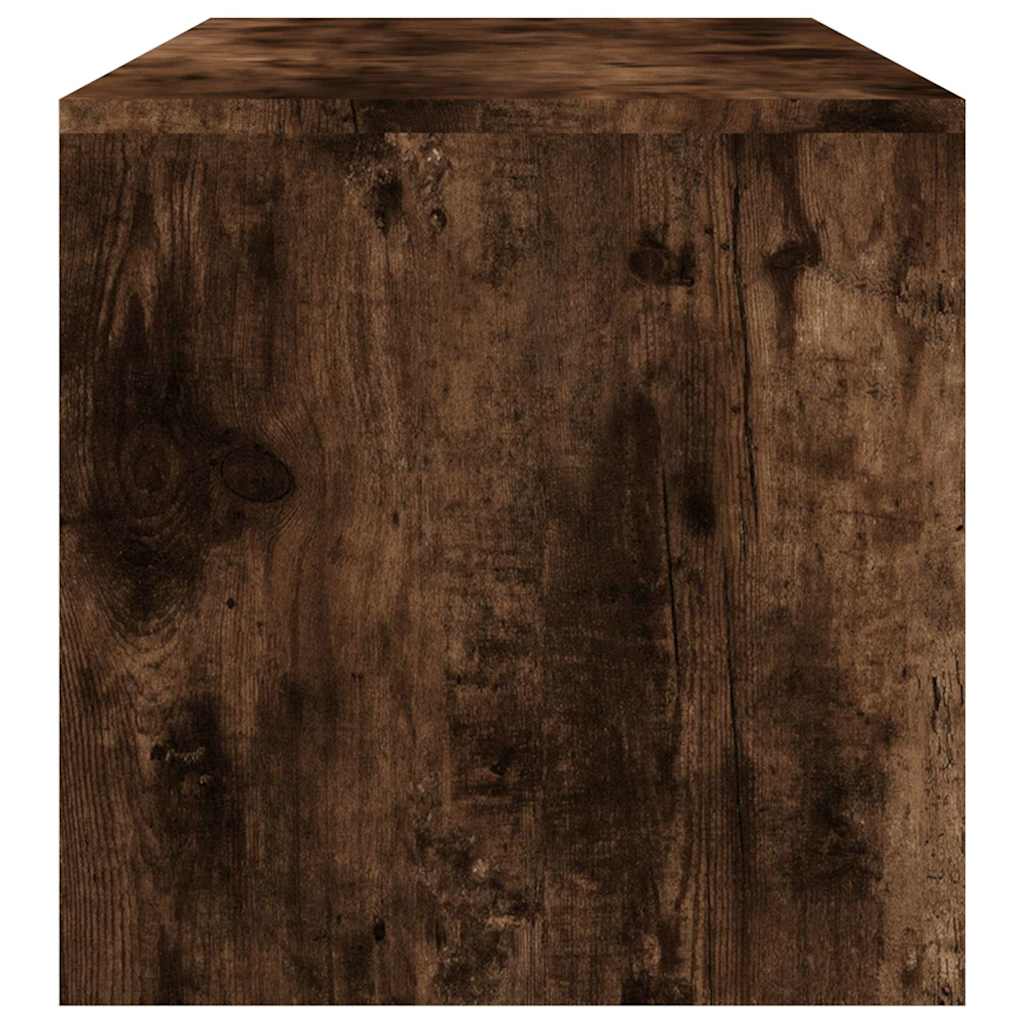 Coffee Table Smoked Oak 100x40x40 cm Engineered Wood