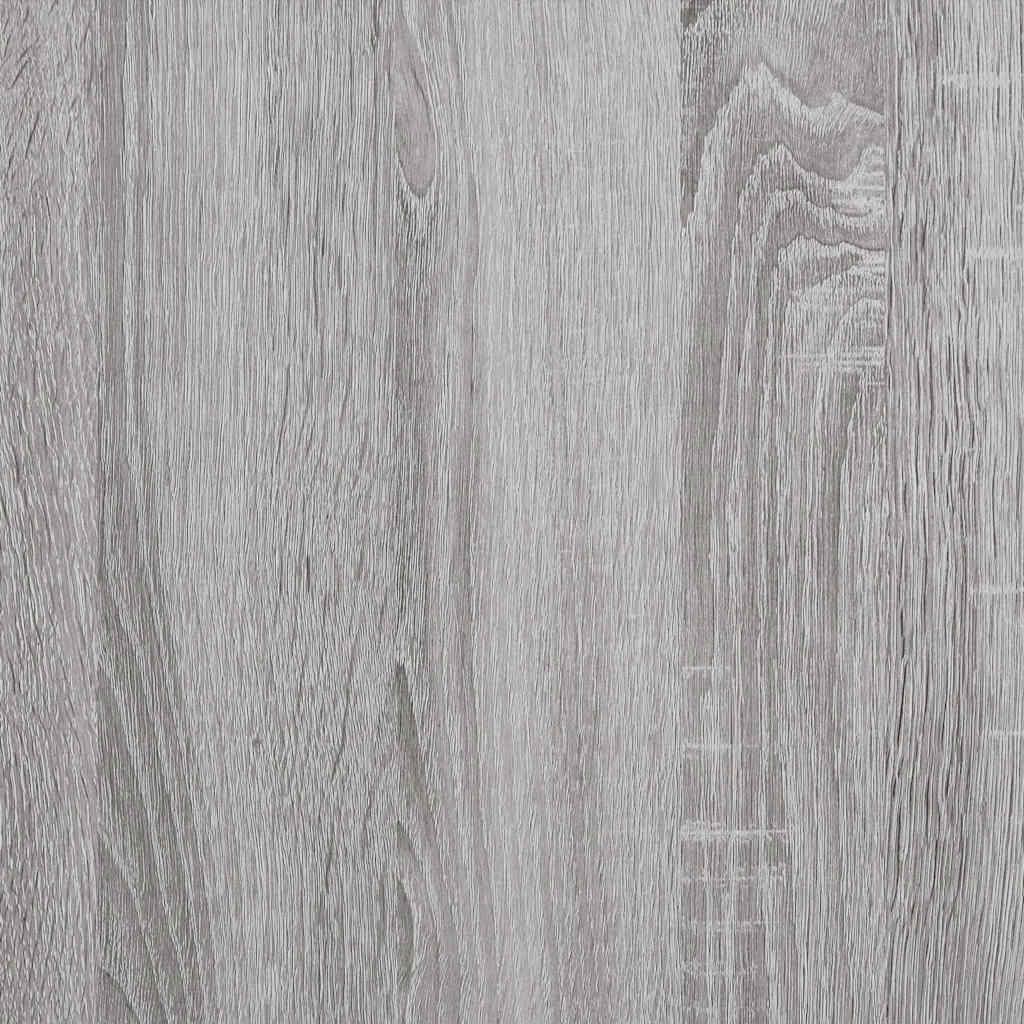 TV Cabinet with Castors Grey Sonoma 90x35x35 cm Engineered Wood