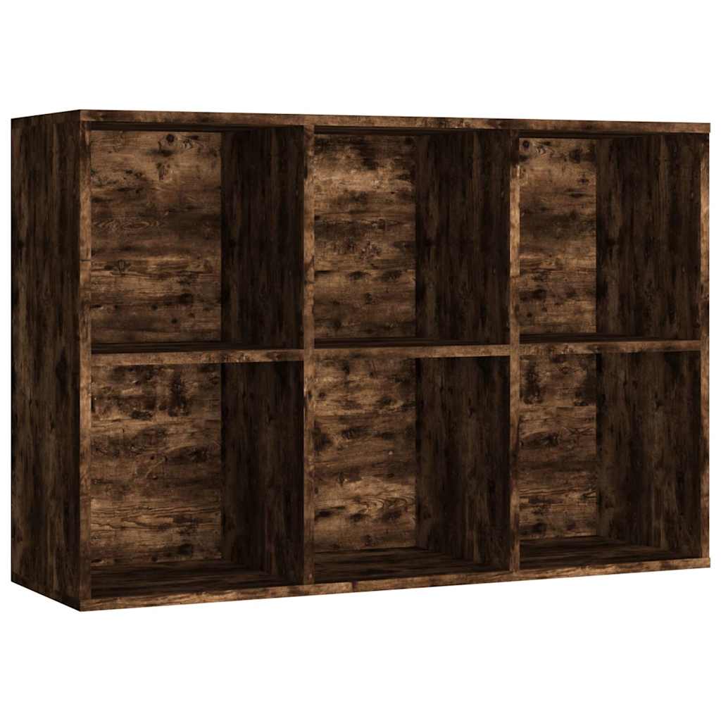 Book Cabinet/Sideboard Smoked Oak 66x30x98 cm Engineered Wood