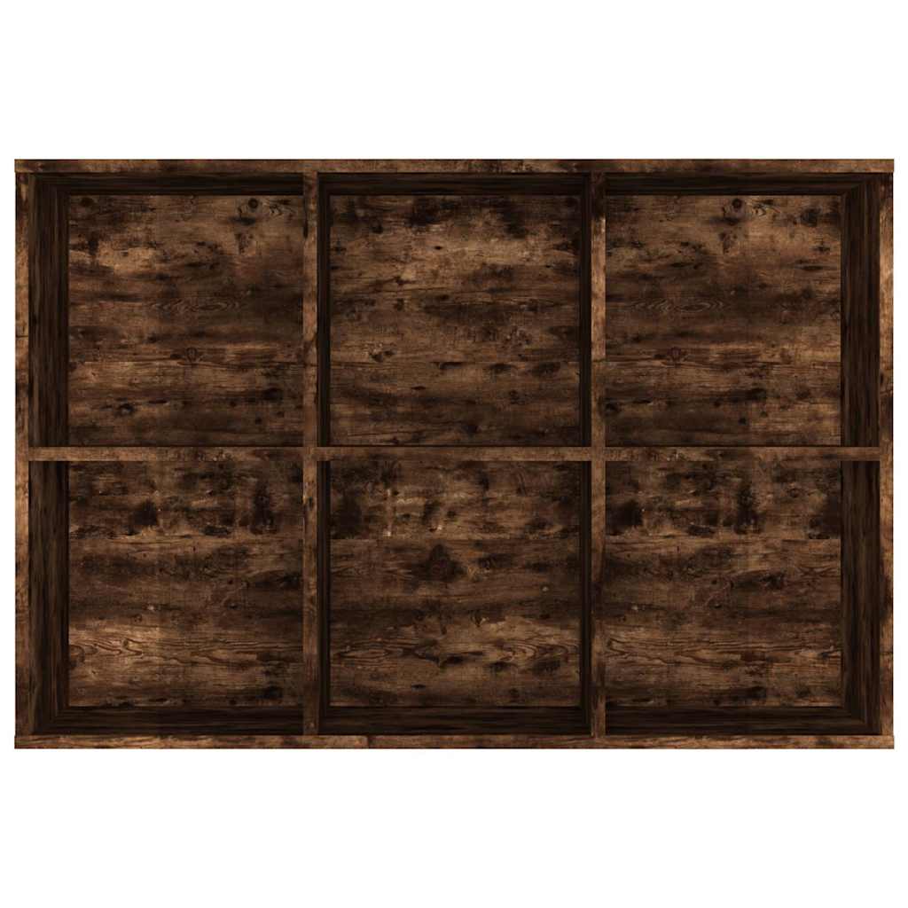 Book Cabinet/Sideboard Smoked Oak 66x30x98 cm Engineered Wood