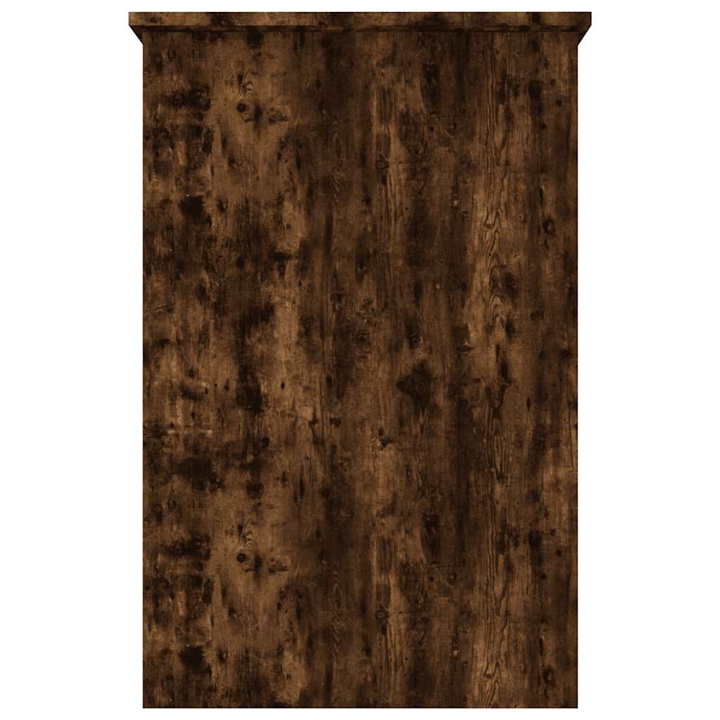 Desk Smoked Oak 100x50x76 cm Engineered Wood