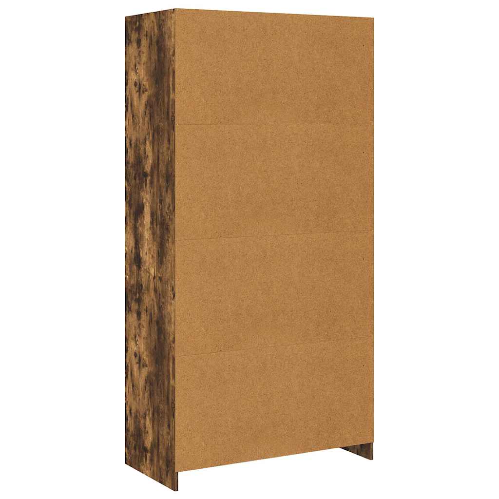 Wardrobe | Smoked oak | Engineered wood | Compact | Wardrobe