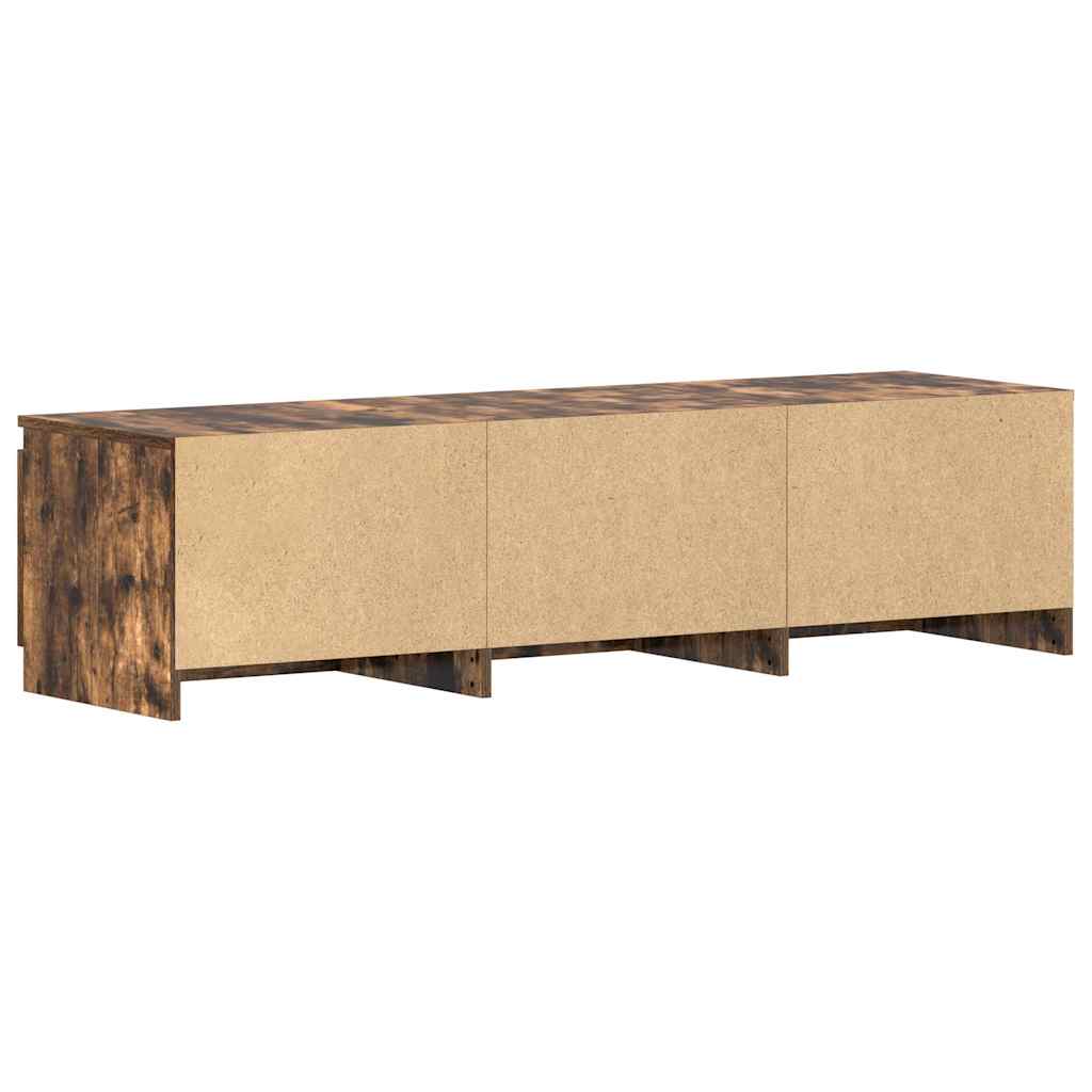 TV Cabinet Smoked Oak 140x40x35,5 cm Engineered Wood