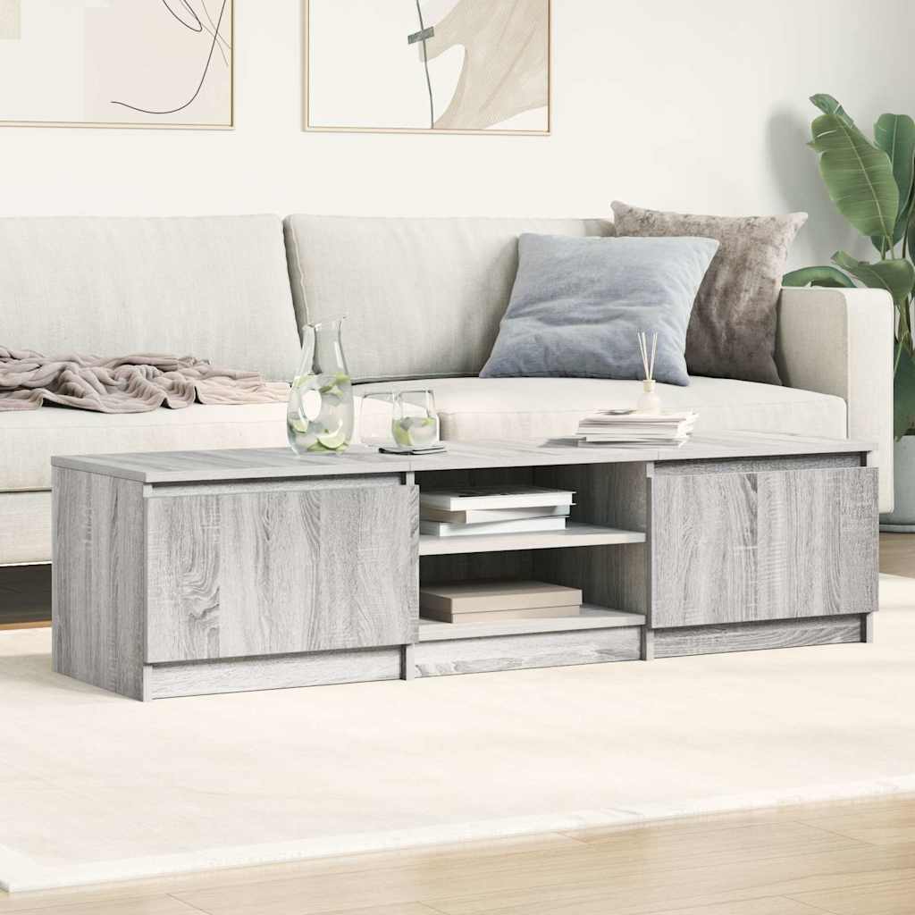 TV Cabinet Grey Sonoma 140x40x35,5 cm Engineered Wood