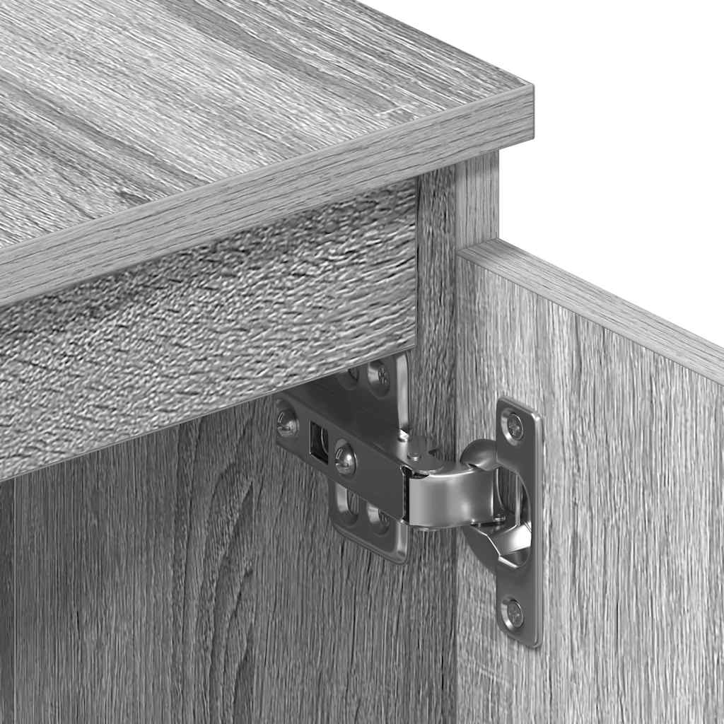 TV Cabinet Grey Sonoma 140x40x35,5 cm Engineered Wood