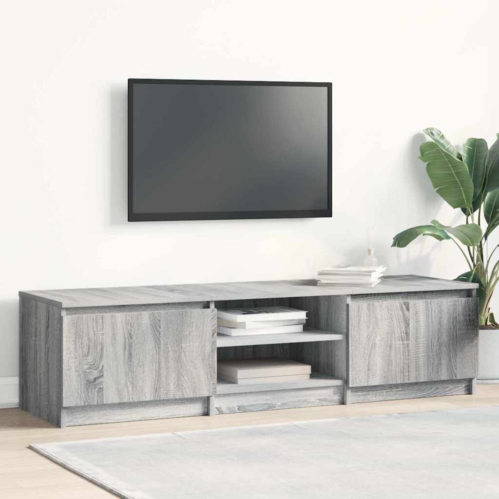 TV Cabinet Grey Sonoma 140x40x35,5 cm Engineered Wood
