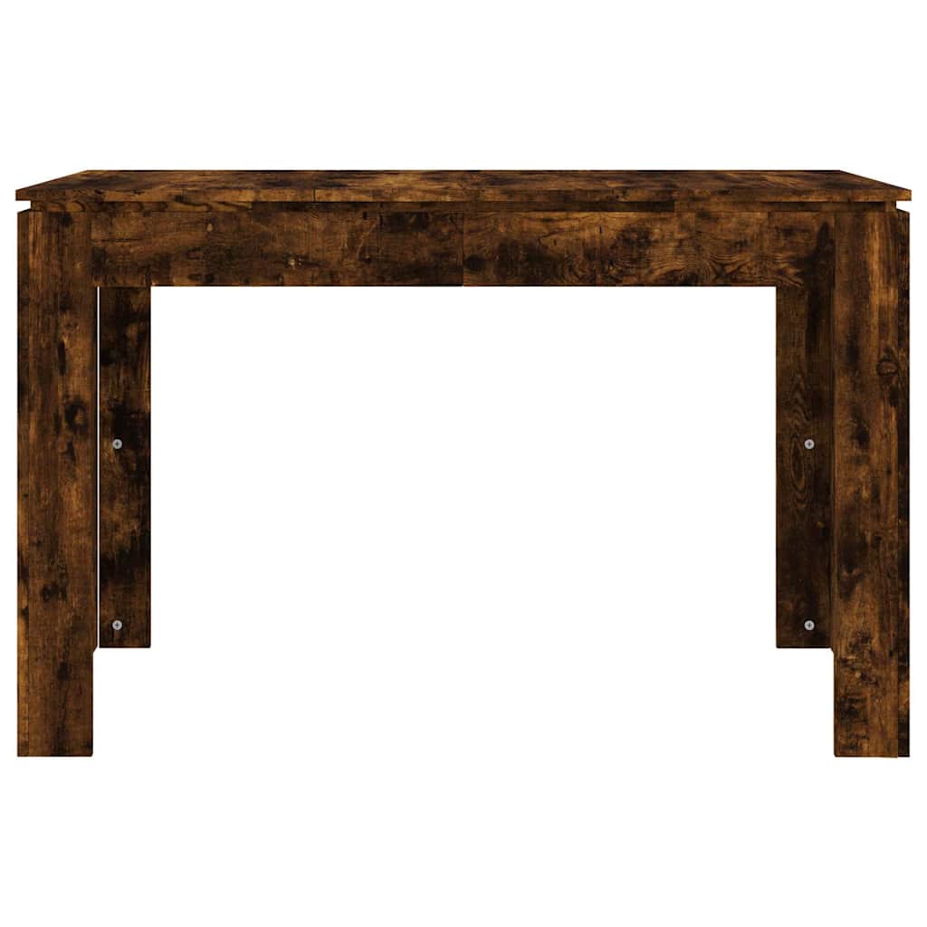 Dining Table Smoked Oak 120x60x76 cm Engineered Wood