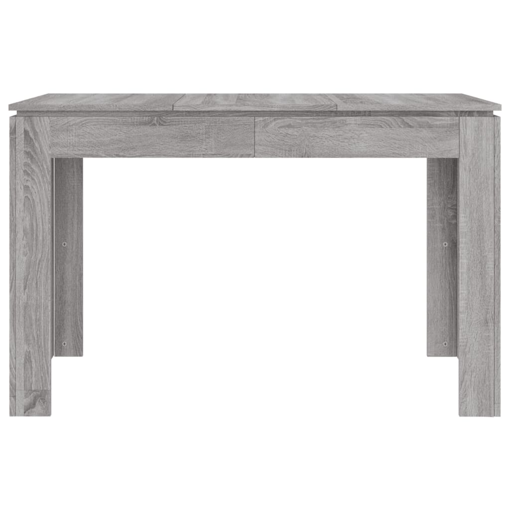 vidaXL Dining Table Grey Sonoma 120x60x76 cm Engineered Wood