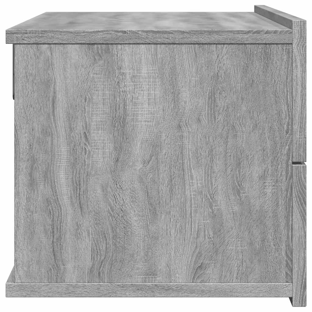 Bedside Cabinets 2 pcs Grey Sonoma 40x30x30 cm Engineered Wood