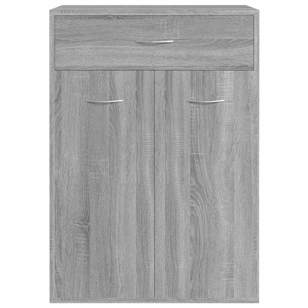 Shoe Cabinet Grey Sonoma 60x35x84 cm Engineered Wood