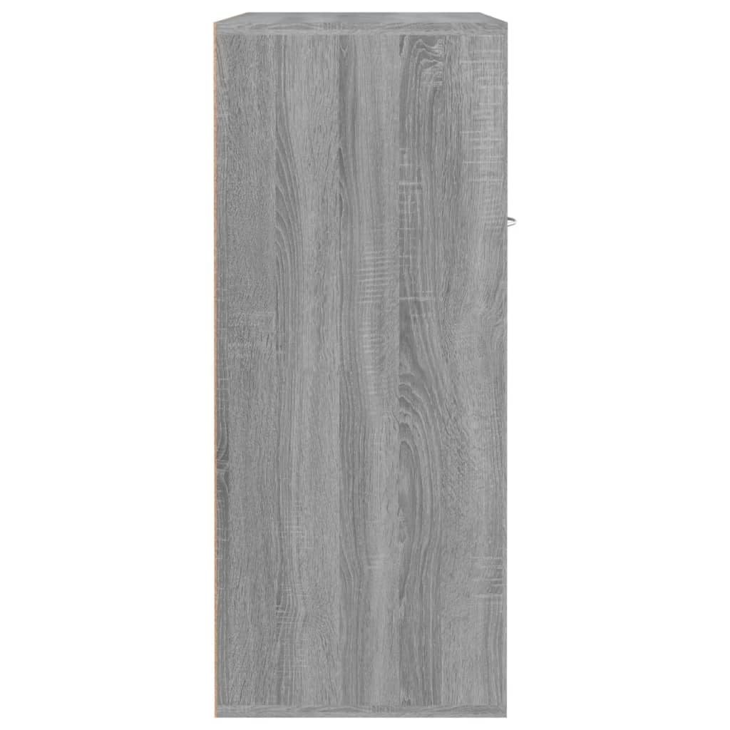 Shoe Cabinet Grey Sonoma 60x35x84 cm Engineered Wood