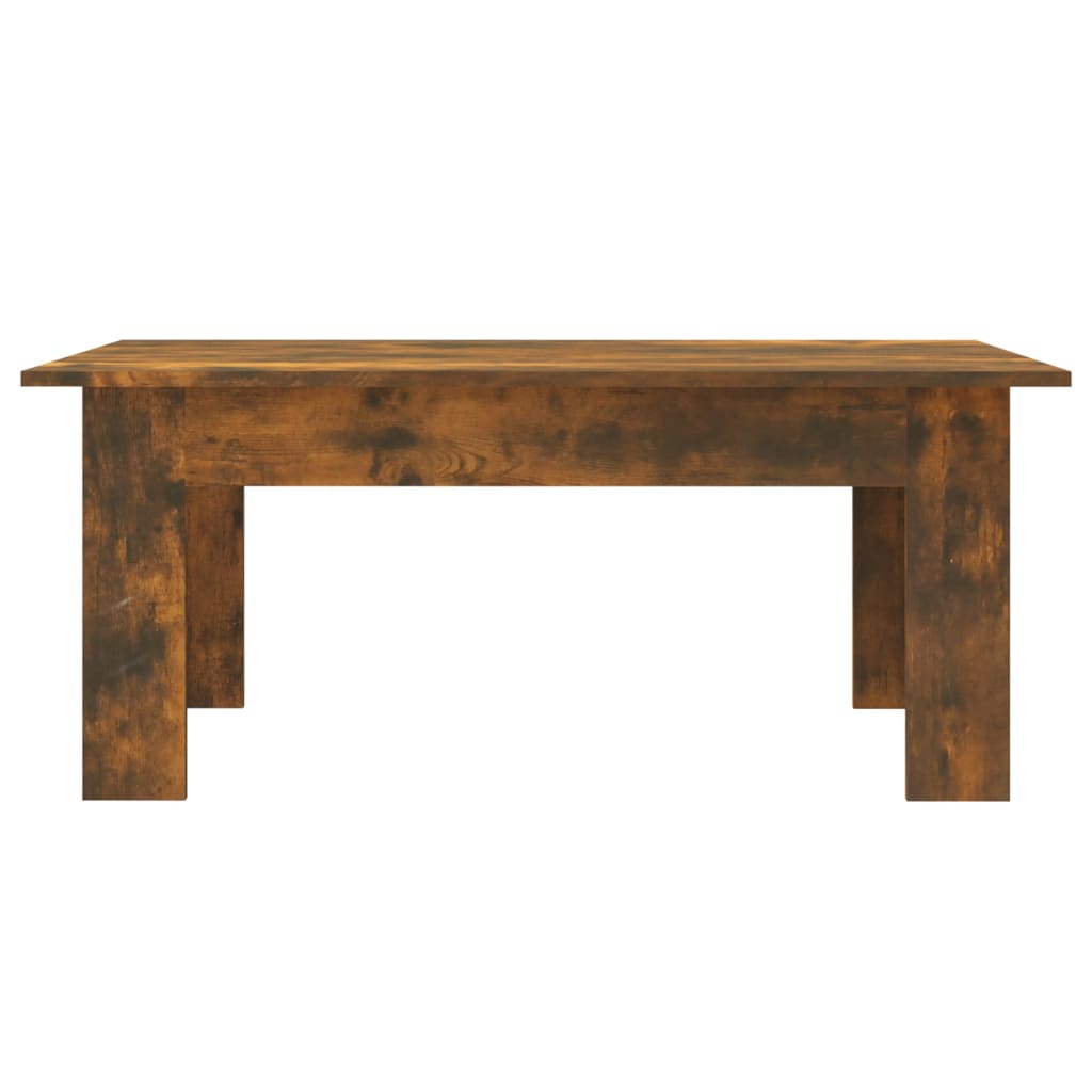 vidaXL Coffee Table Smoked Oak 100x60x42 cm Engineered Wood