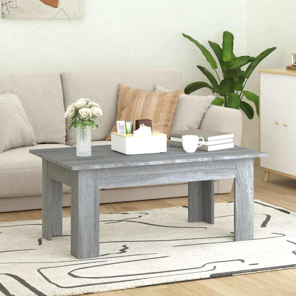Coffee Table Grey Sonoma 100x60x42 cm Engineered Wood