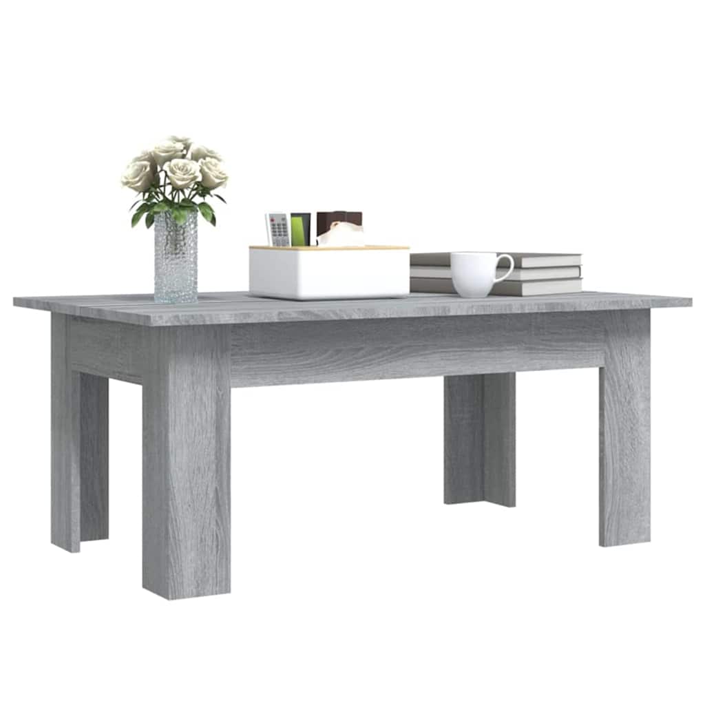 Coffee Table Grey Sonoma 100x60x42 cm Engineered Wood