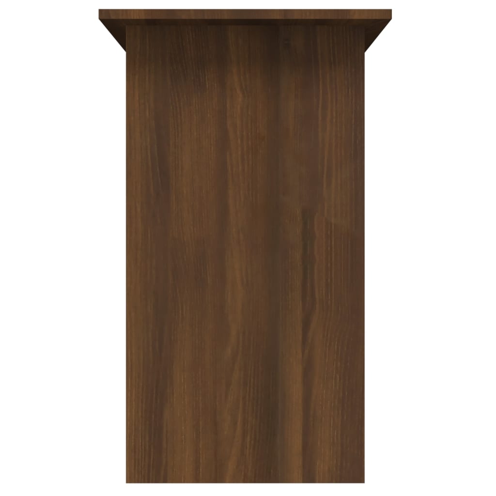 vidaXL Desk Brown Oak 80x45x74 cm Engineered Wood