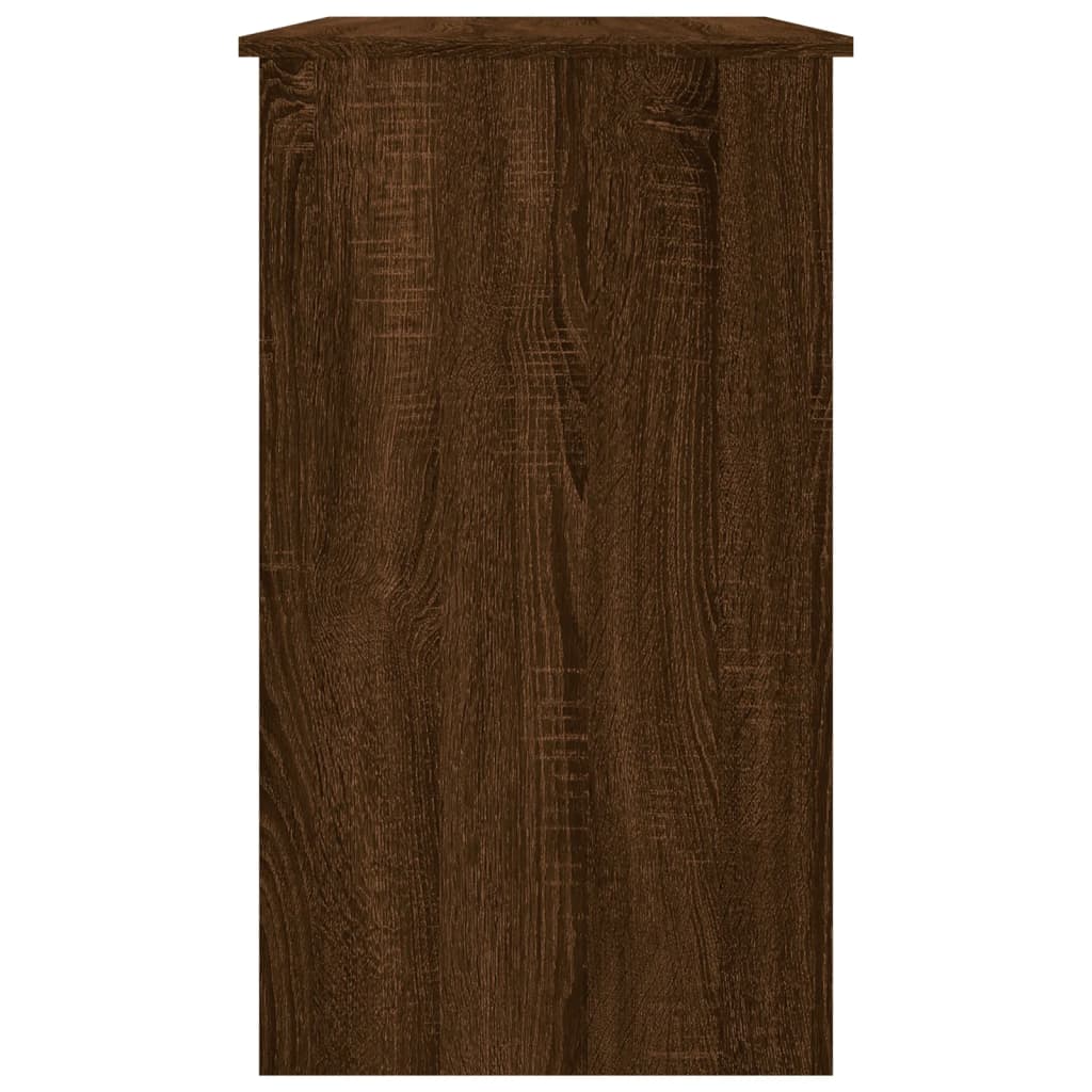 Bureau Bruin Eiken 90x45x76 cm Engineered Wood