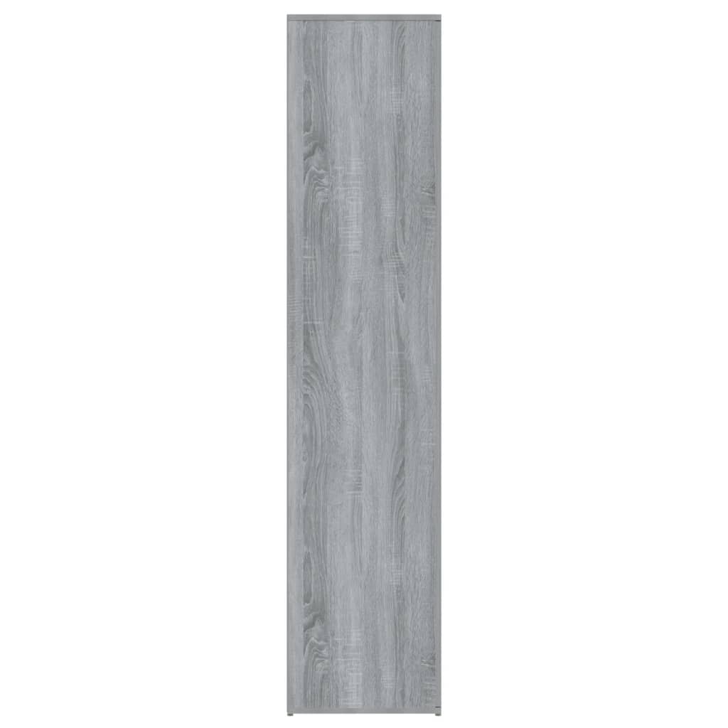 vidaXL Shoe Cabinet Grey Sonoma 80x39x178 cm Engineered Wood