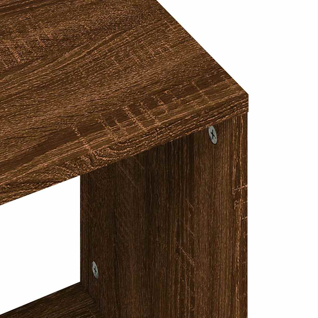 Nesting Coffee Tables 2 pcs Brown Oak Engineered Wood