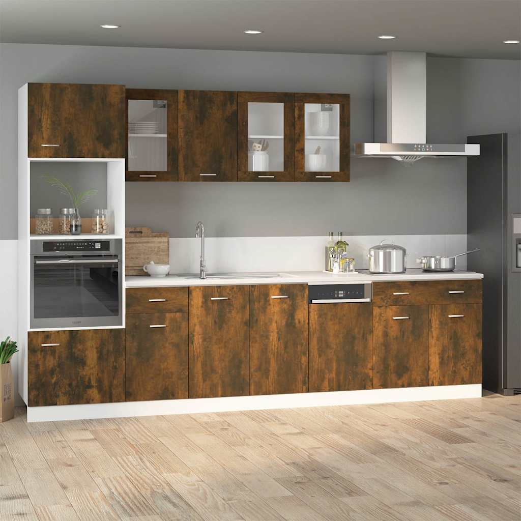 Drawer Bottom Cabinet "Lyon" Smoked Oak 40x46x81.5 cm
