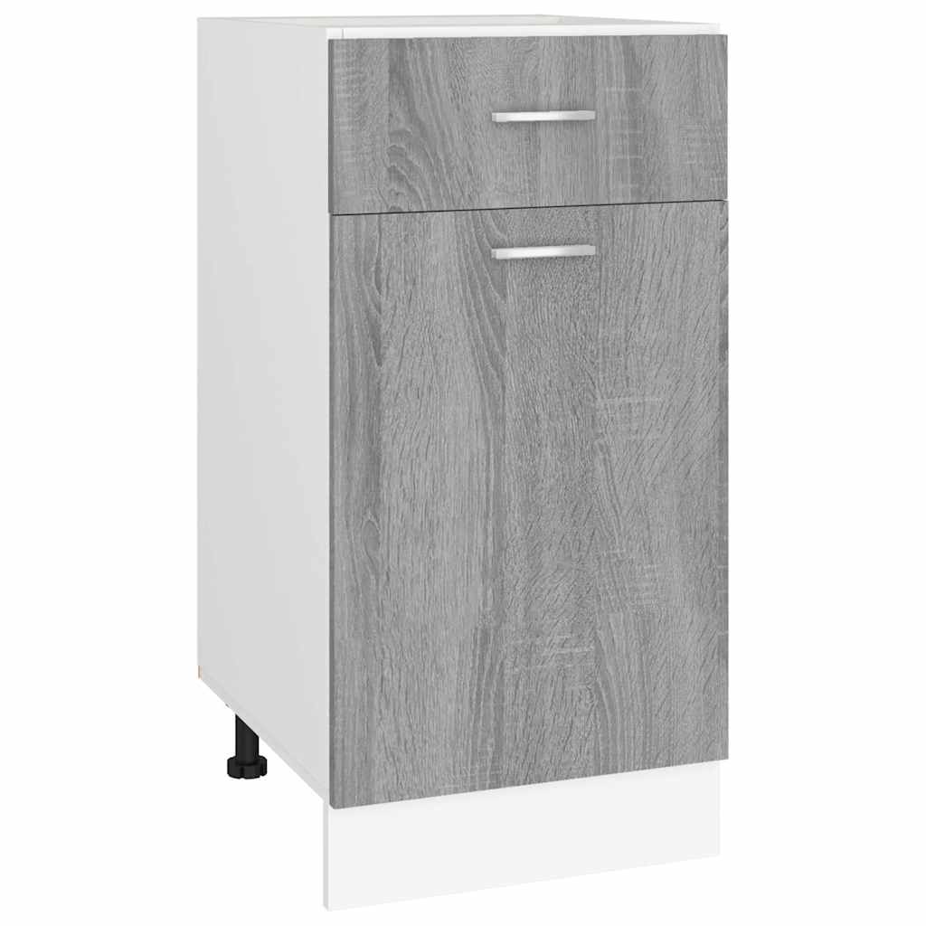 Drawer Bottom Cabinet "Lyon" Grey Sonoma 40x46x81,5 cm Engineered Wood