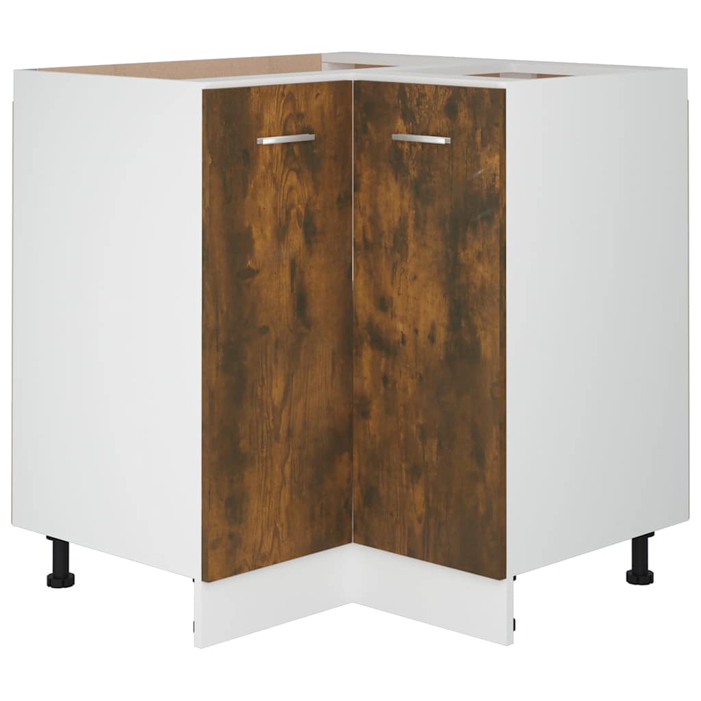 Kitchen Cabinet "Lyon" Smoked Oak 75.5x75.5x81.5 cm