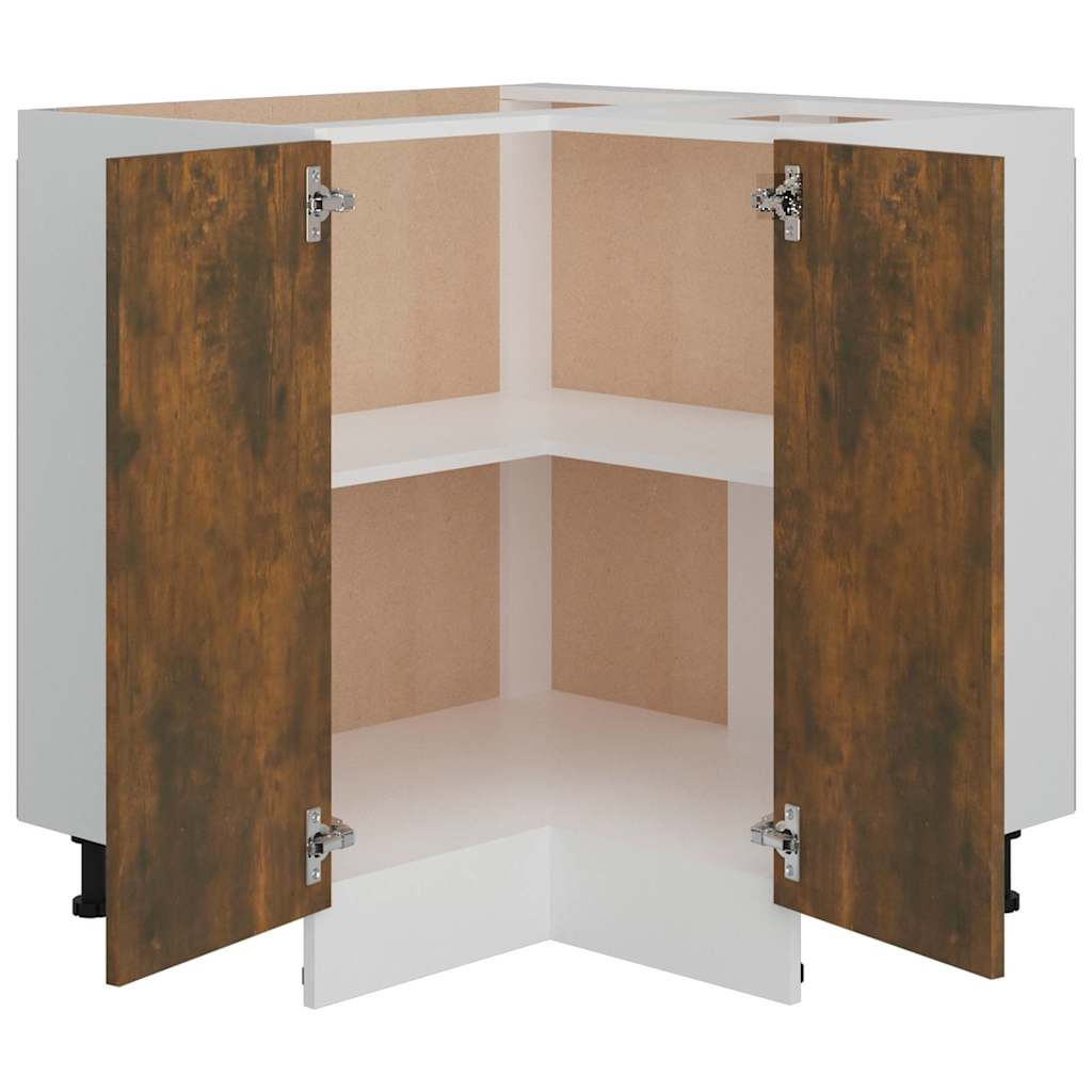 Kitchen Cabinet "Lyon" Smoked Oak 75.5x75.5x81.5 cm