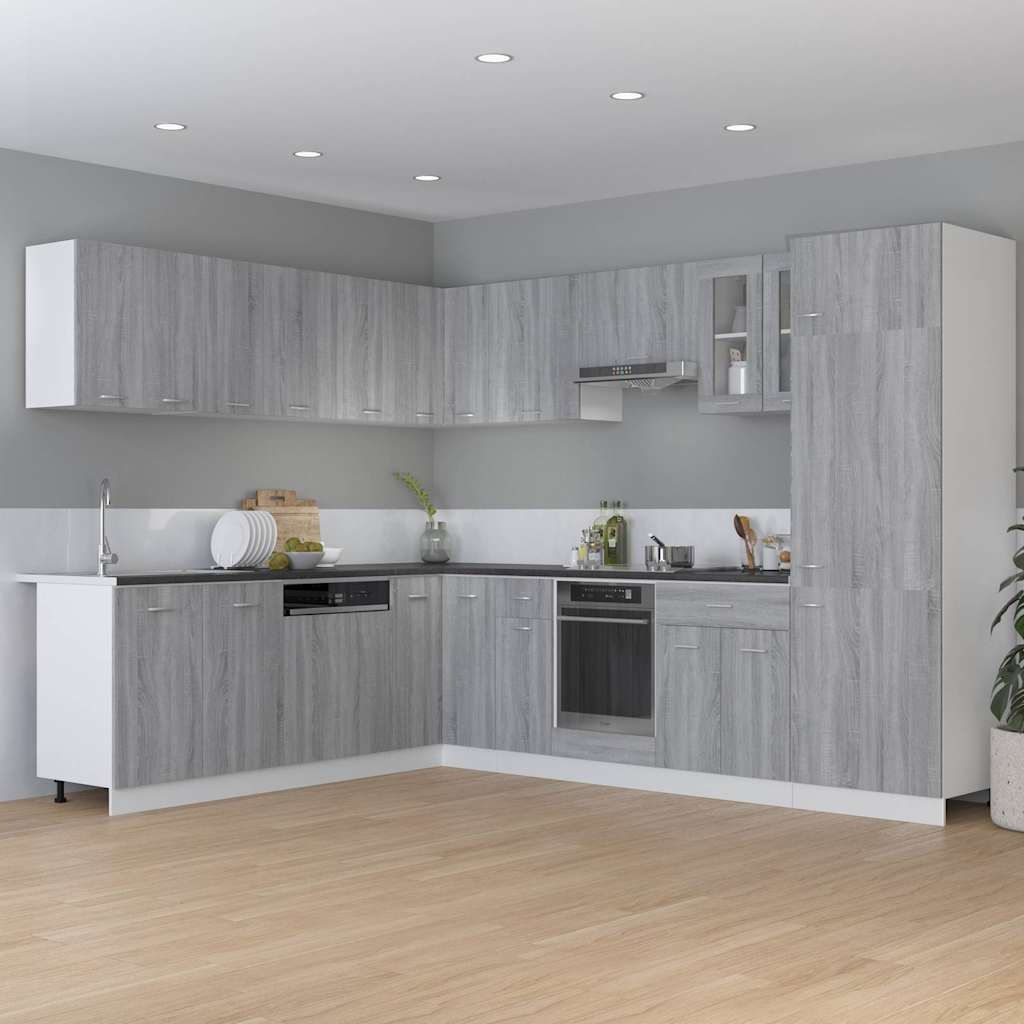 Kitchen Cabinet "Lyon" Grey Sonoma 75.5x75.5x81.5 cm
