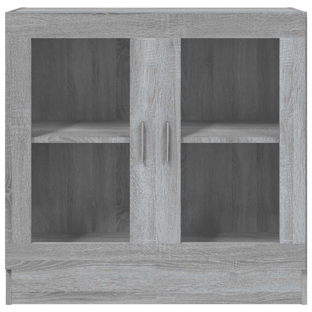 Vitrine Cabinet Grey Sonoma 82,5x30,5x80 cm Engineered Wood