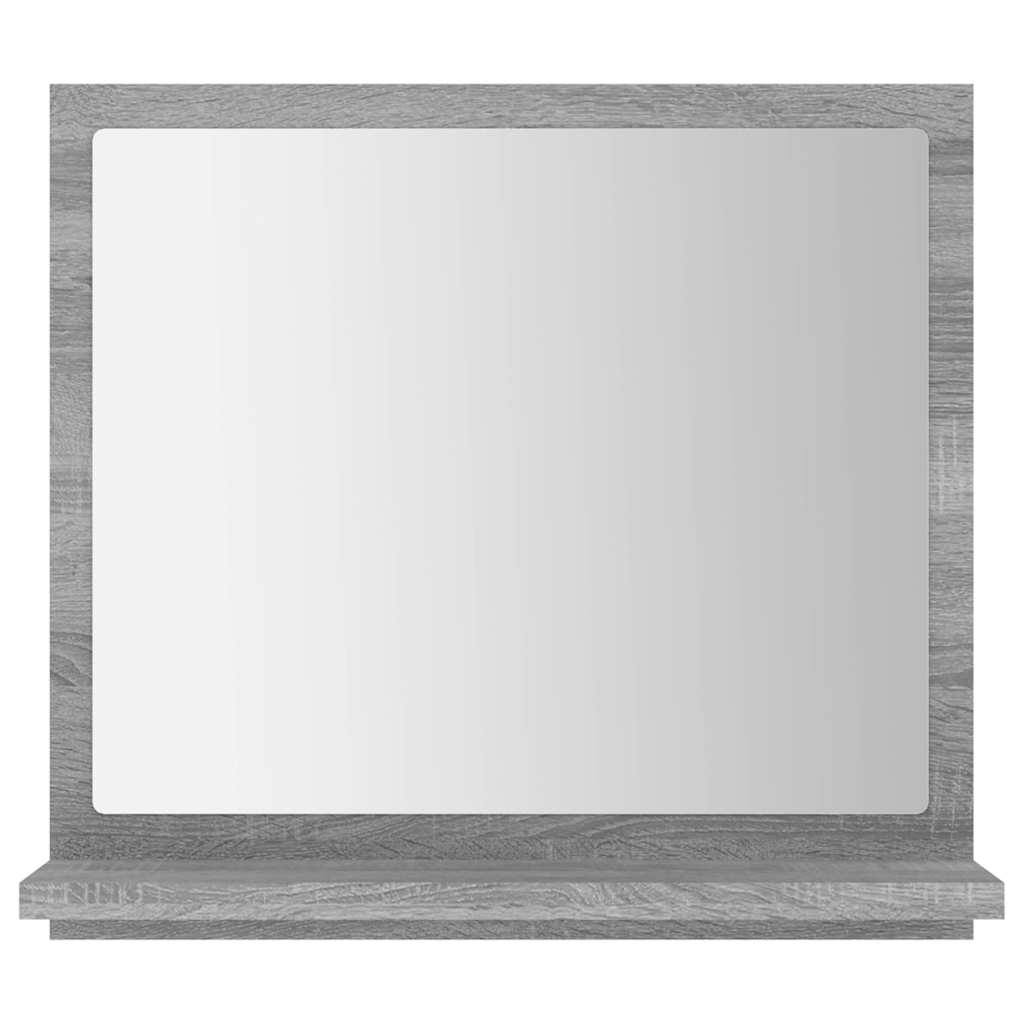 Bathroom Mirror Grey Sonoma 40x10,5x37 cm Engineered Wood