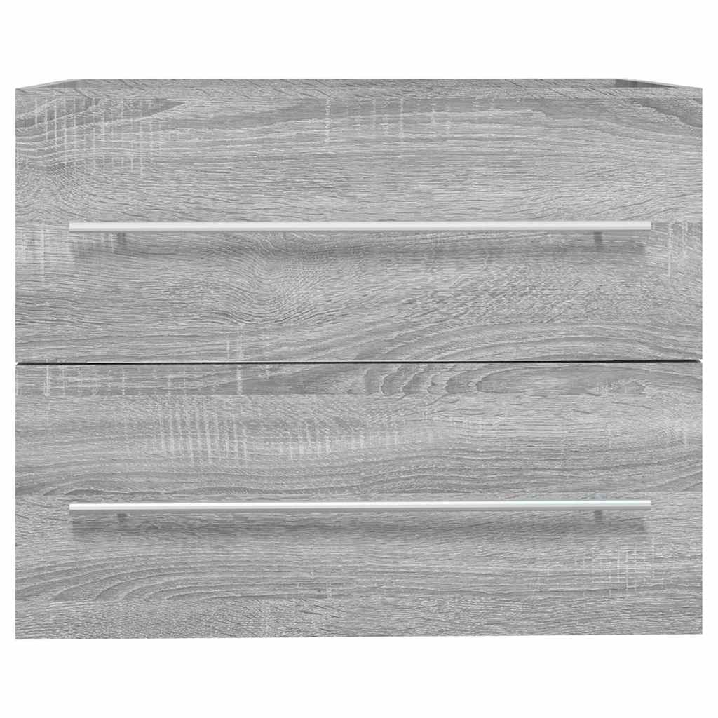 Sink Cabinet Grey Sonoma 60x38,5x48 cm Engineered Wood