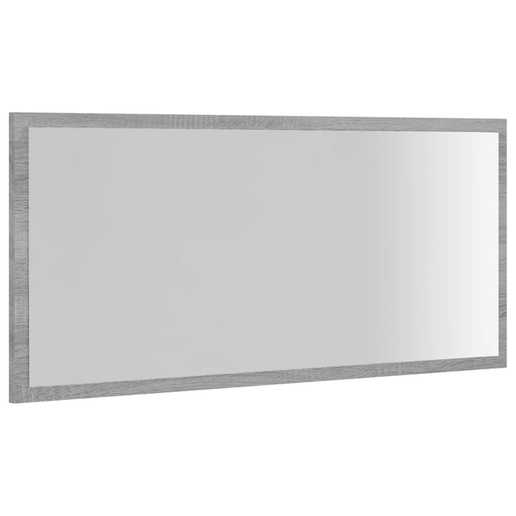 2 Piece Bathroom Furniture Set Grey Sonoma Engineered Wood
