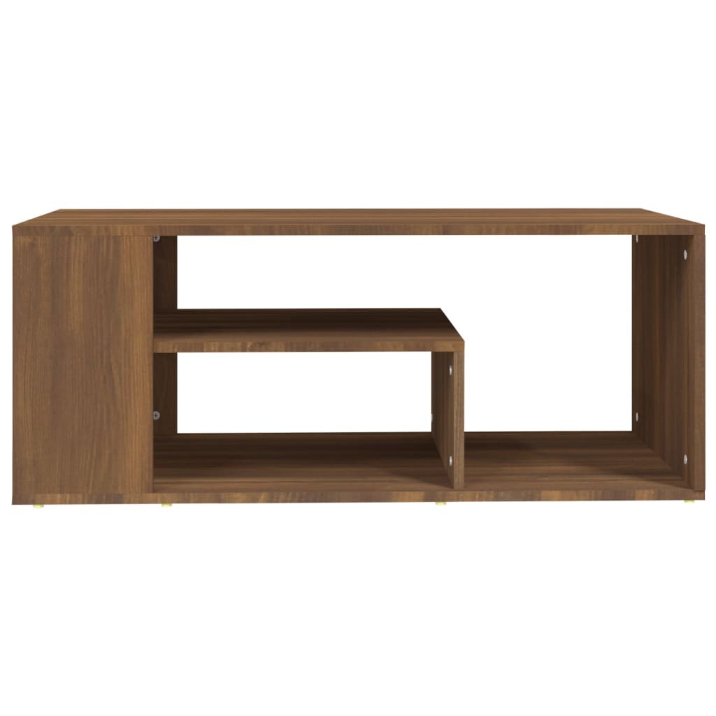 Coffee Table | Brown Oak | Engineered Wood | 100x50x40 cm | Coffee Table