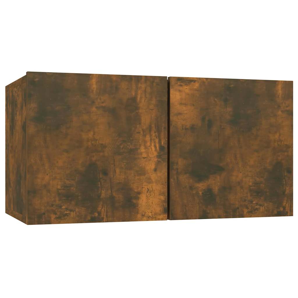 TV Cabinet Set 2 pcs Brown 60 x 30 x 30 cm Engineered Wood