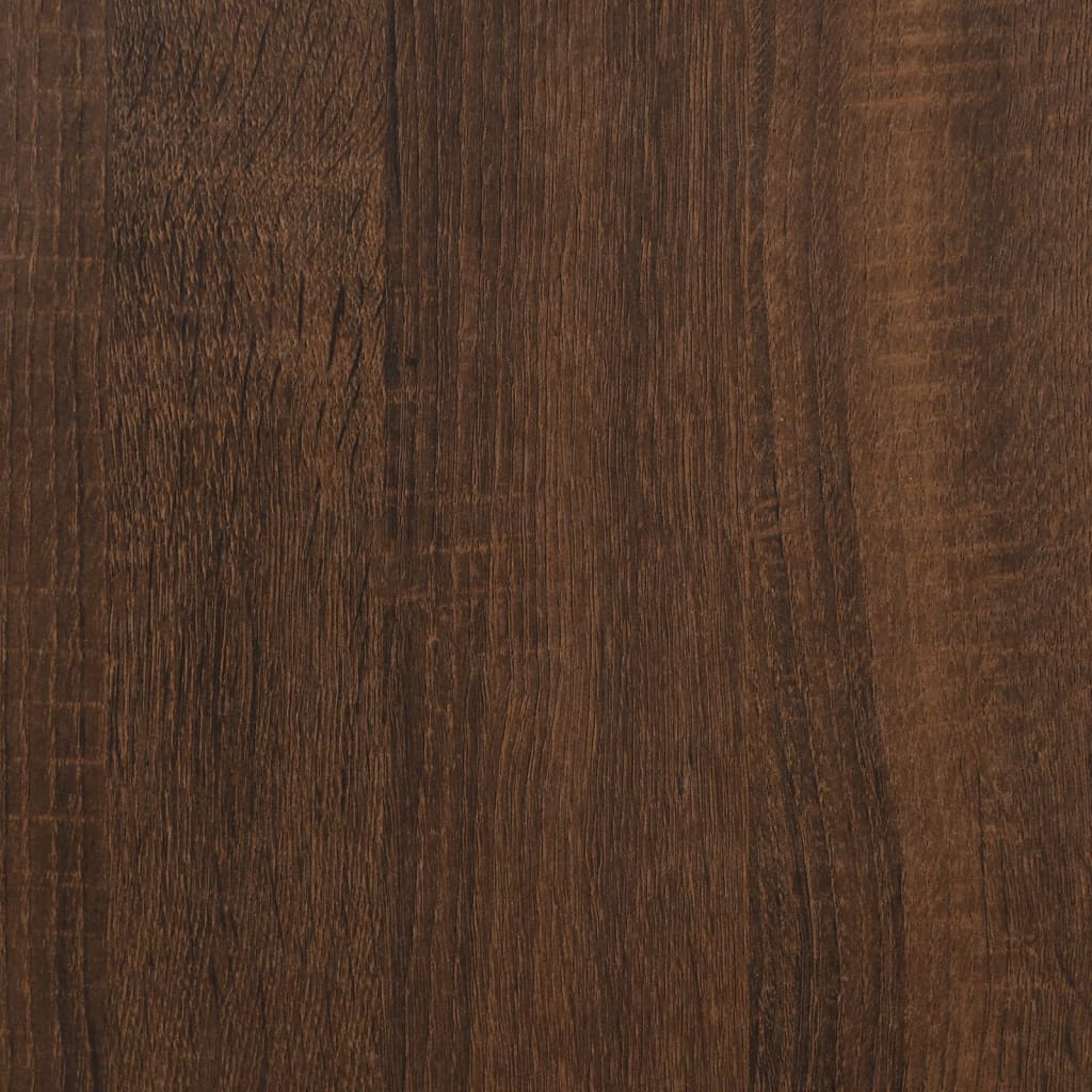 Wall Cube Shelves 4 pcs Brown Oak 80x15x26.5 cm Engineered Wood