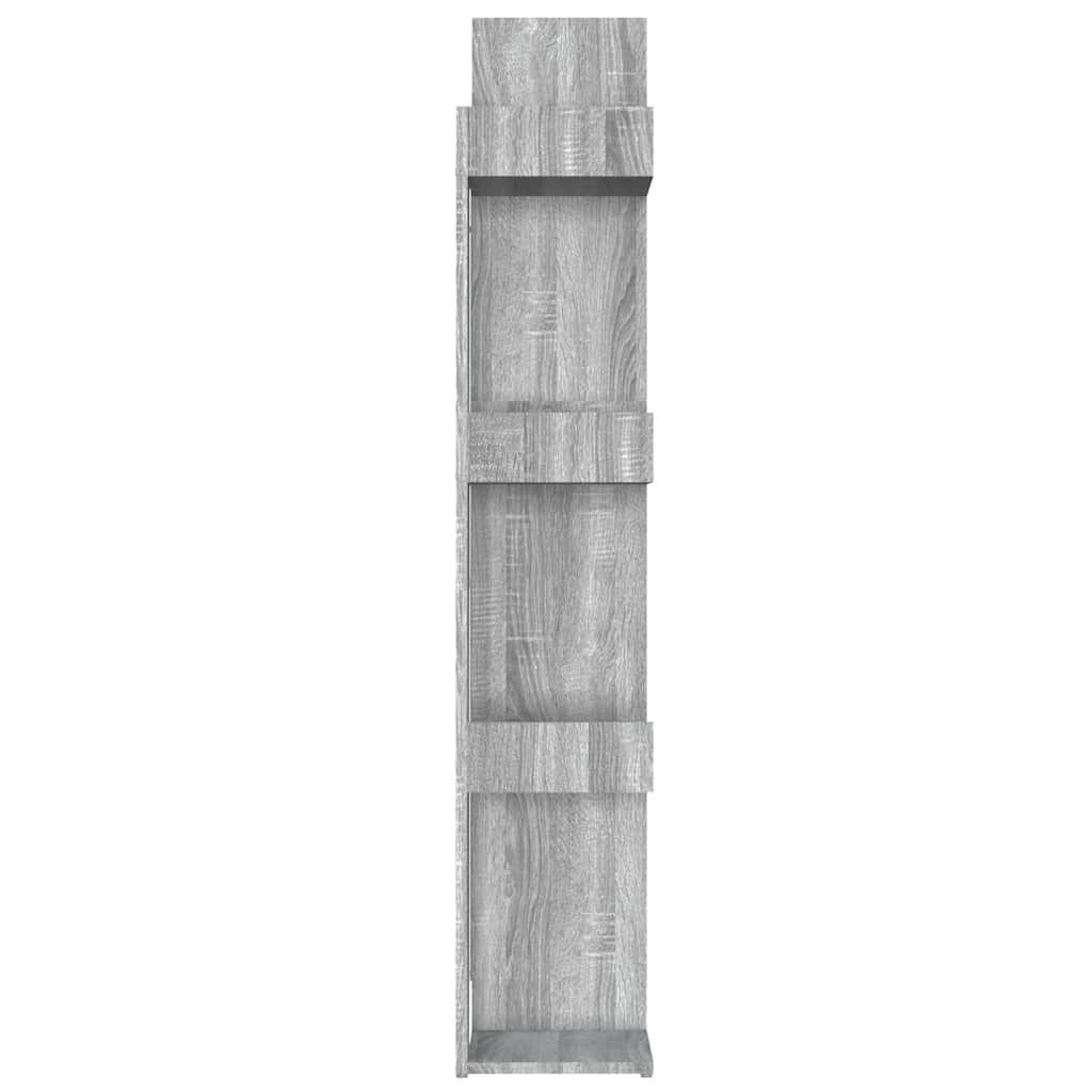 Book Cabinet Grey Sonoma 86x25,5x140 cm Engineered Wood