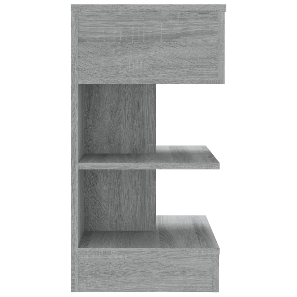 vidaXL Bedside Cabinets 2 pcs Grey Sonoma 40x35x65 cm Engineered Wood