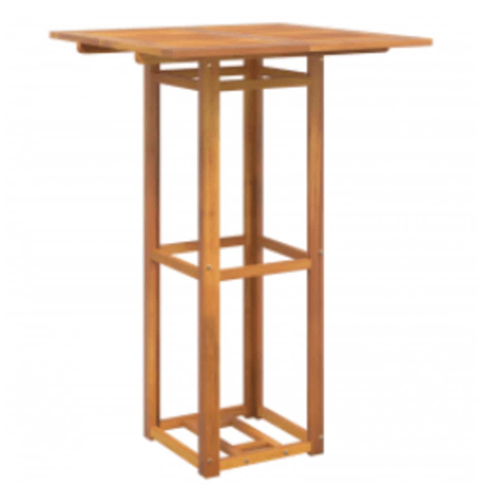 Bistro Table 75x75x110 cm Solid Wood Acacia